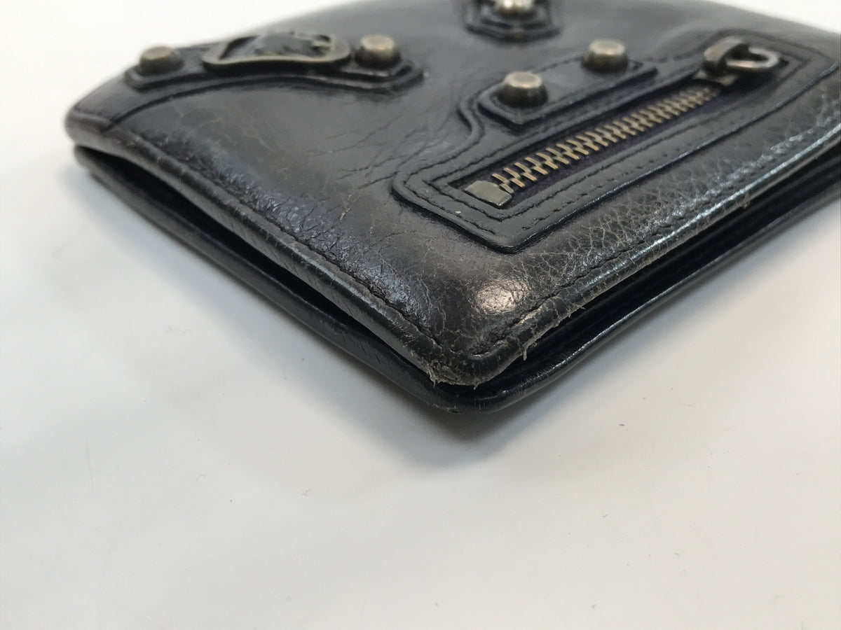 Balenciaga エディターズ 二つ折り レザー 財布 168504
