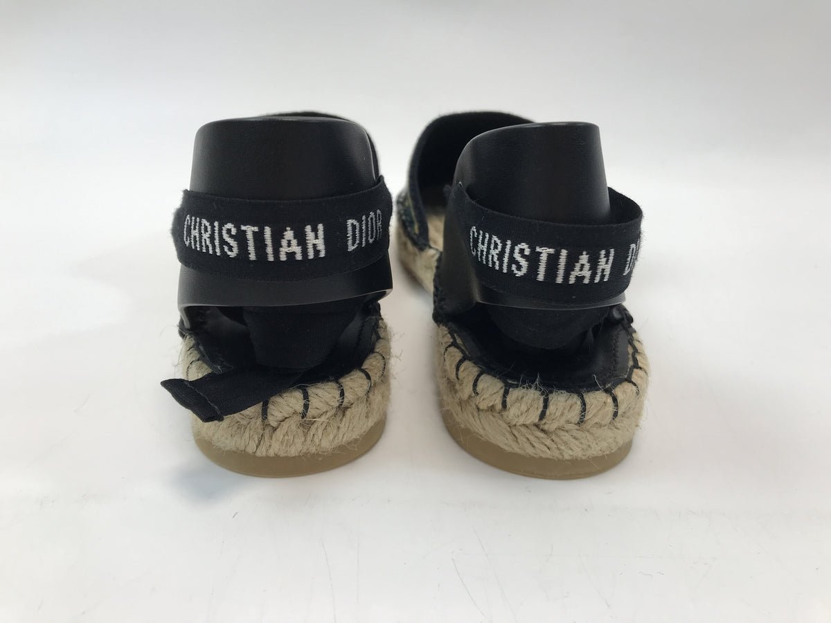 Chiristian Dior　グランヴィル サンダル エスパドリーユ 35