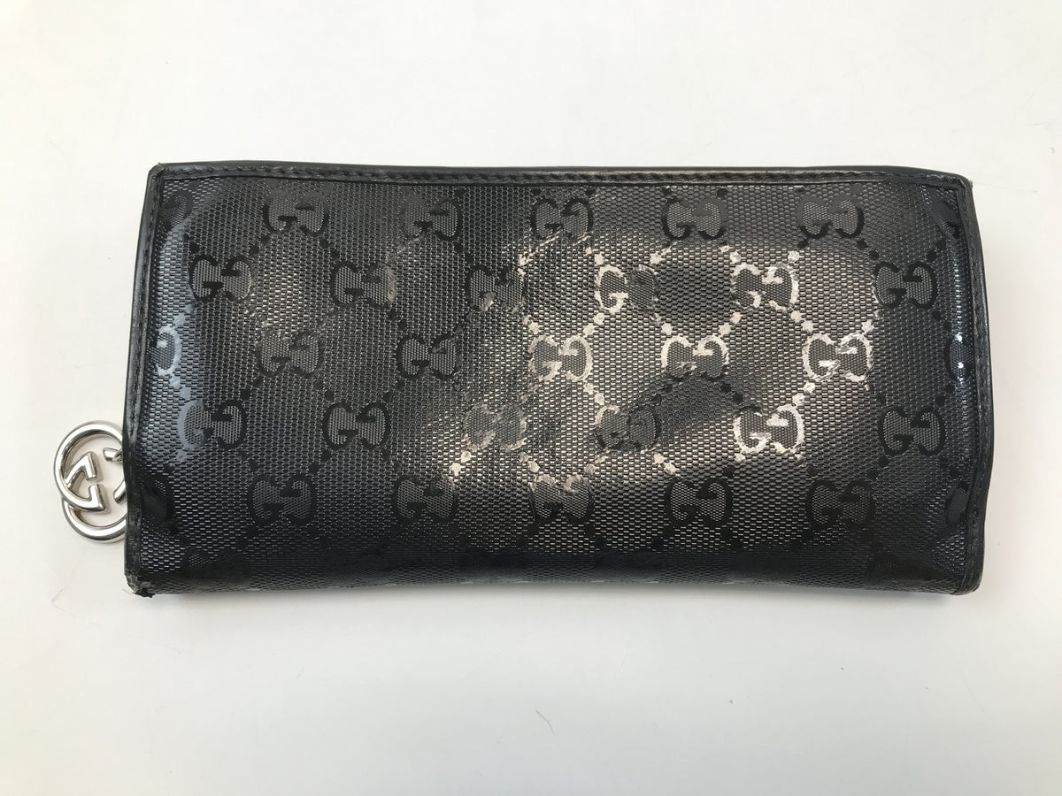 GUCCI インプリメ ラウンドファスナー 黒 305028 305028