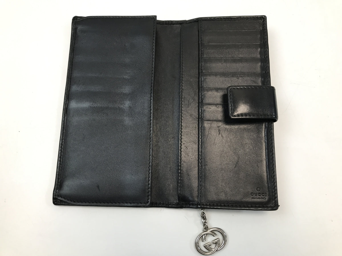 GUCCI インプリメ ラウンドファスナー 黒 305028 305028