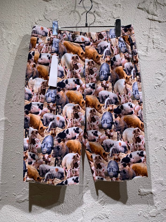 ショートパンツ 23SS lpngpleat short pigs