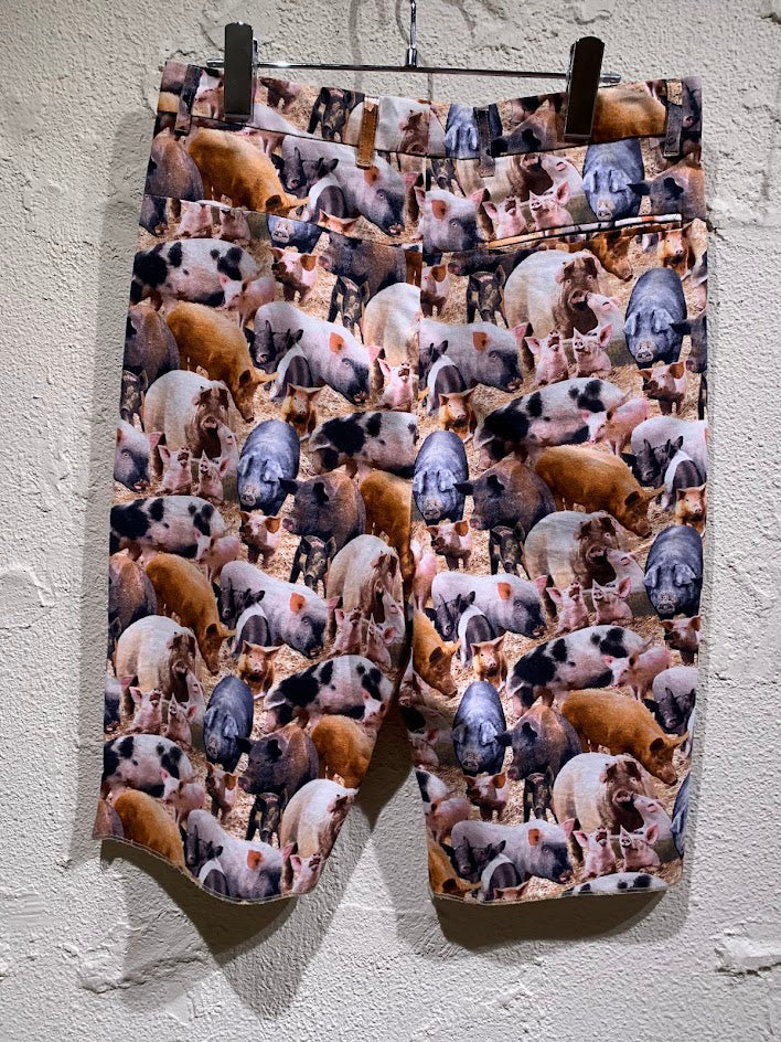 ショートパンツ 23SS lpngpleat short pigs