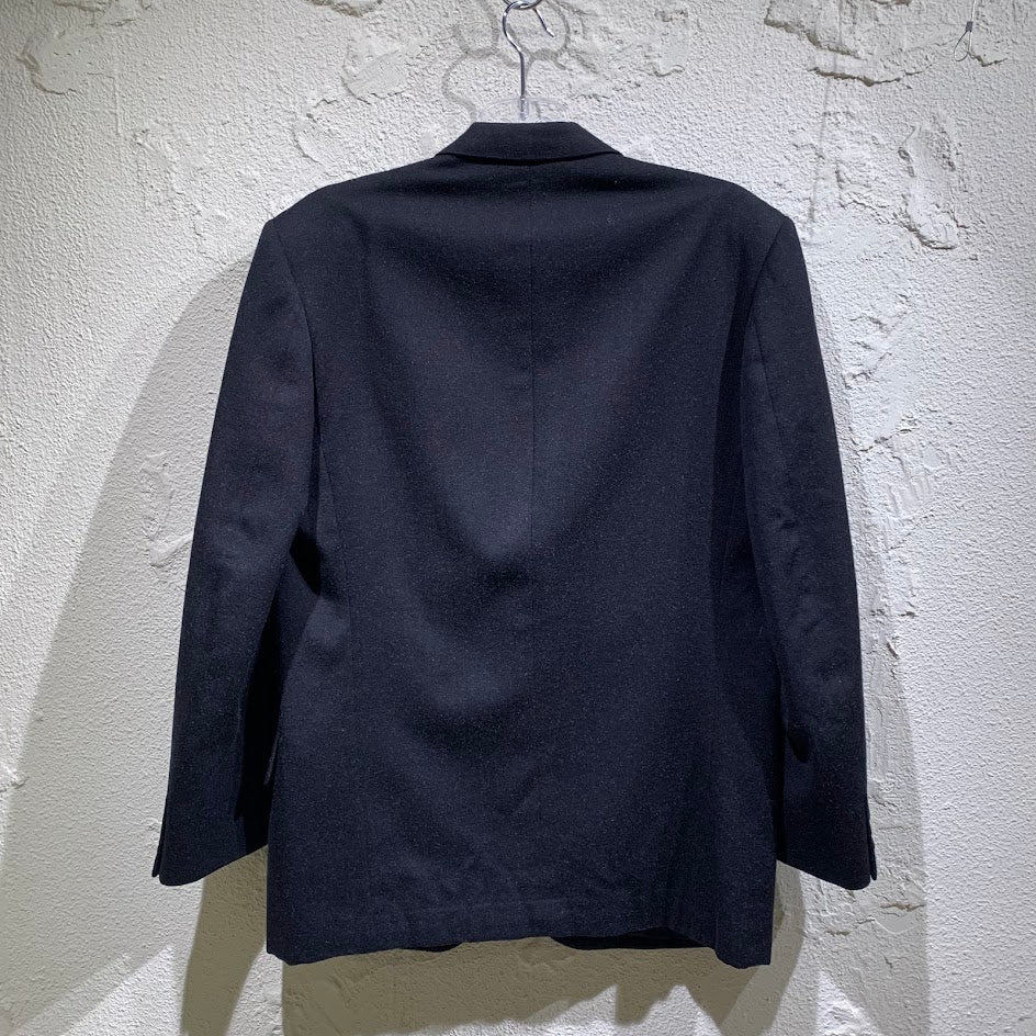 テーラードジャケット HOMME 80s デカオム 本人期 テーラードジャケット M ブラック