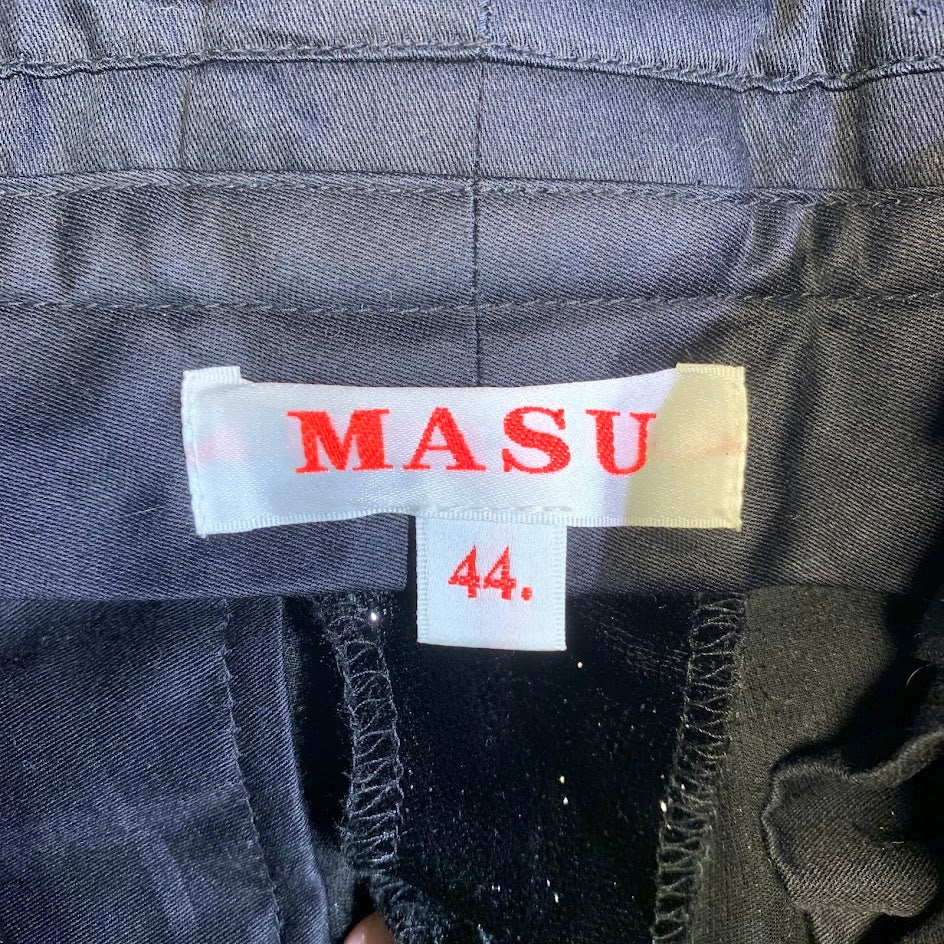 パンツ 24AW VELVET WIDE TROUSERS 44 ブラック