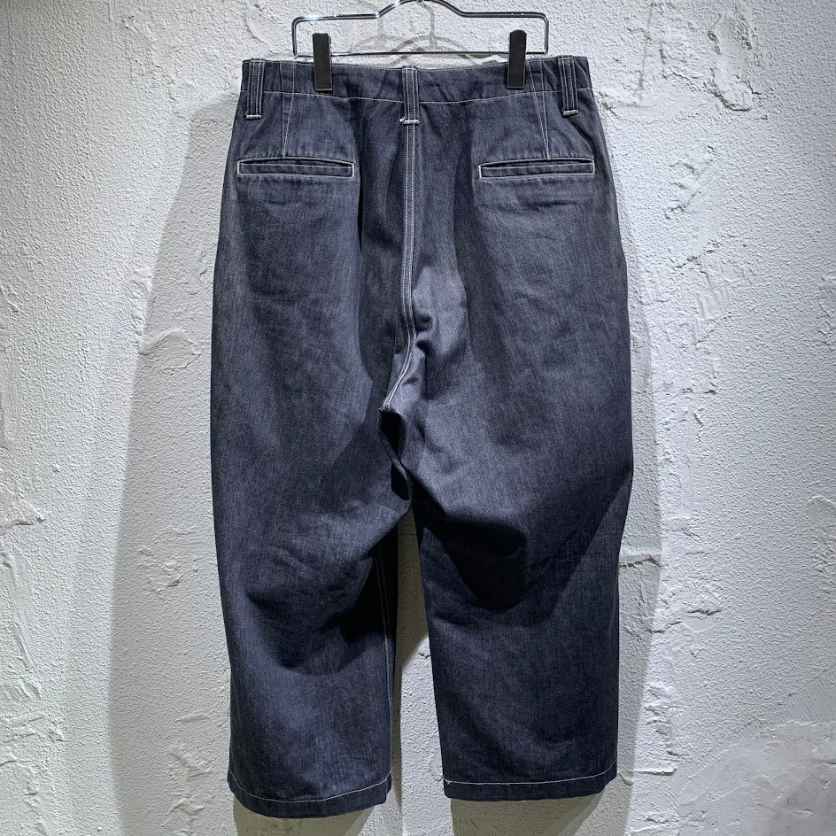 デニムパンツ ワイドデニムパンツ CORE FIELD JEAN UK製 30 30 ブラック