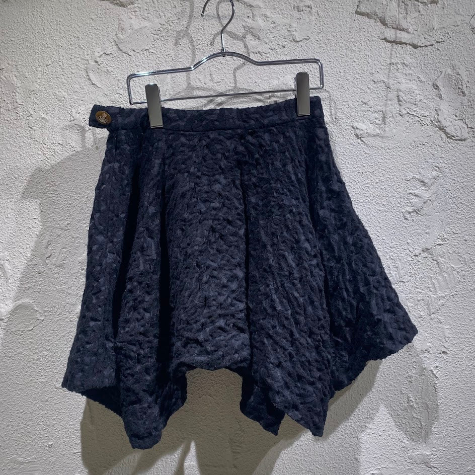 ミニスカート Leopard PatternJacquard Deformed Skirt 2