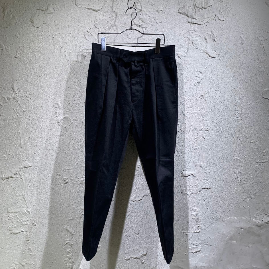 パンツ コットンタックパンツ 44 ブラック