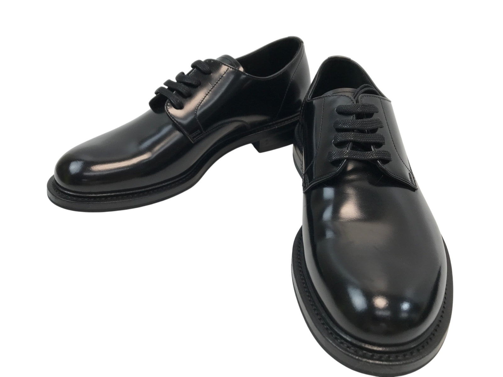 PRADA/2EB198/レースアップシューズ/7/黒