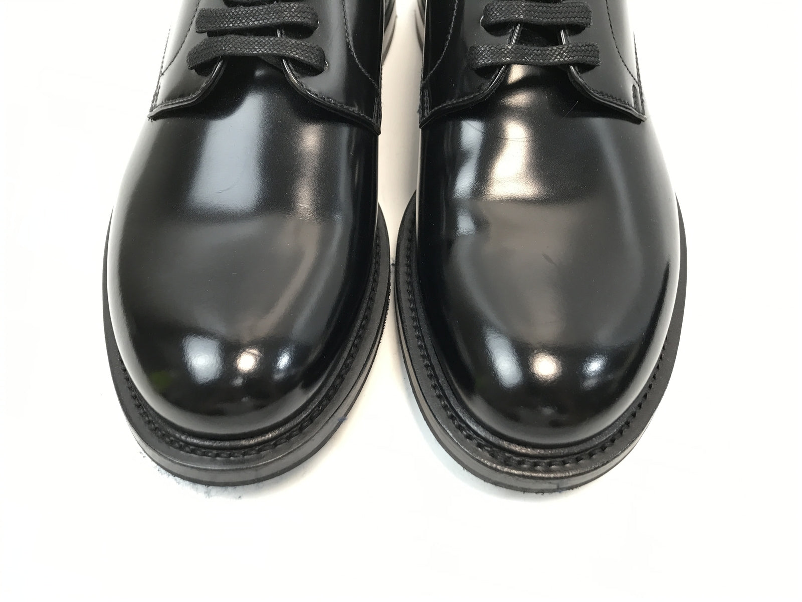PRADA/2EB198/レースアップシューズ/7/黒