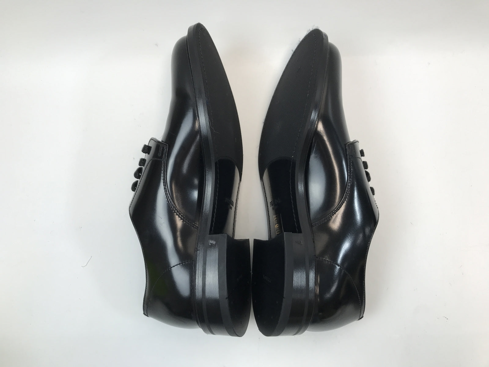 PRADA/2EB198/レースアップシューズ/7/黒