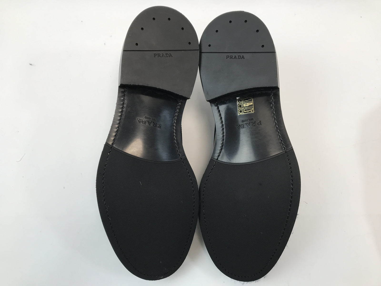 PRADA/2EB198/レースアップシューズ/7/黒