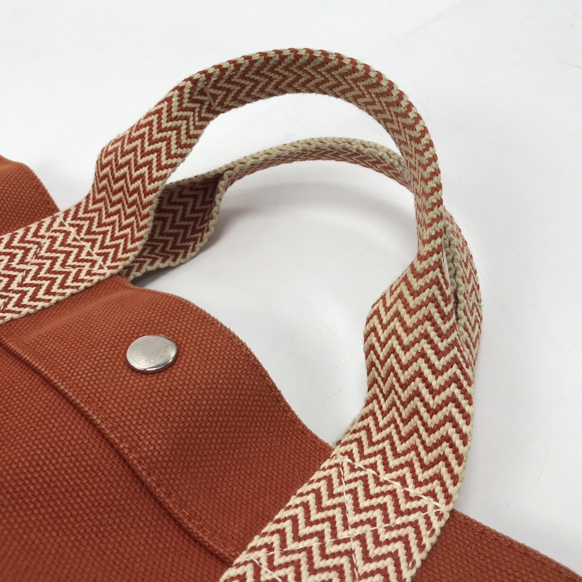 HERMES ｶﾝﾇPM ﾄｰﾄﾊﾞｯｸﾞ ｵﾚﾝｼﾞ ﾎﾟｰﾁ付属