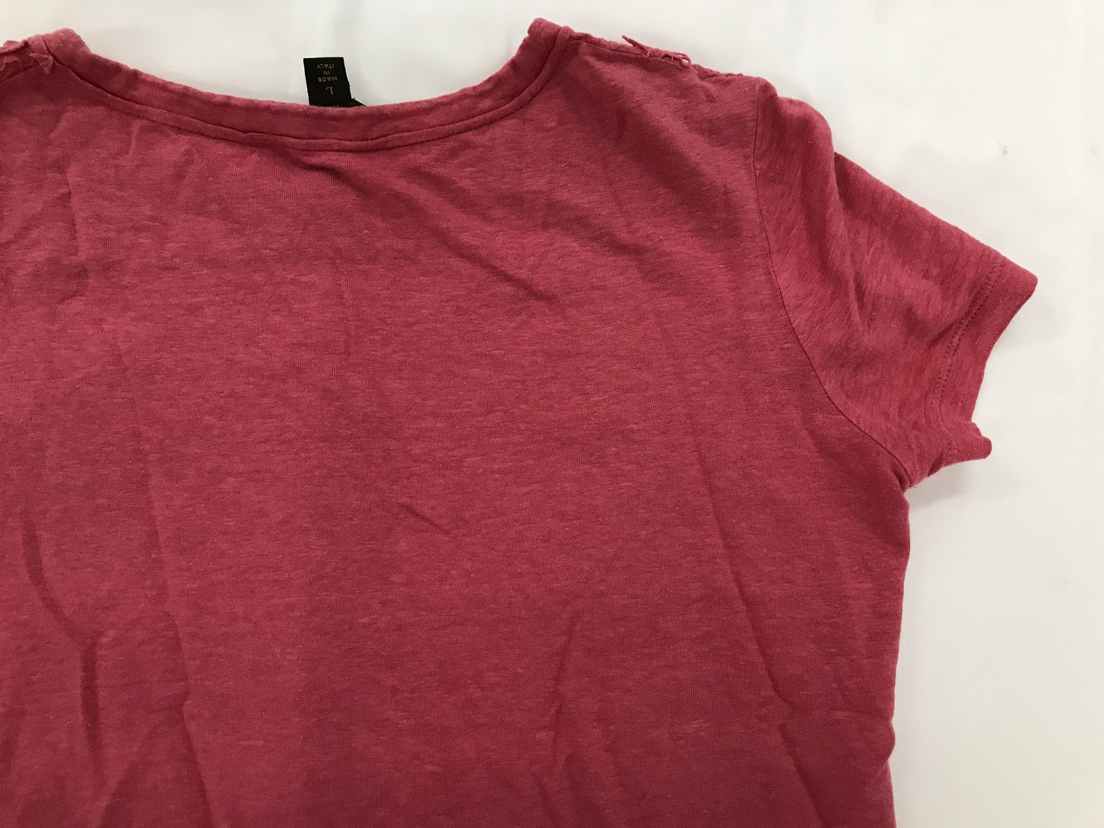 13SS　モノグラムレース　リネン　ピンク L