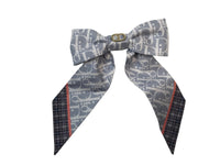 Dior Infini Tartan リボンバレッタ