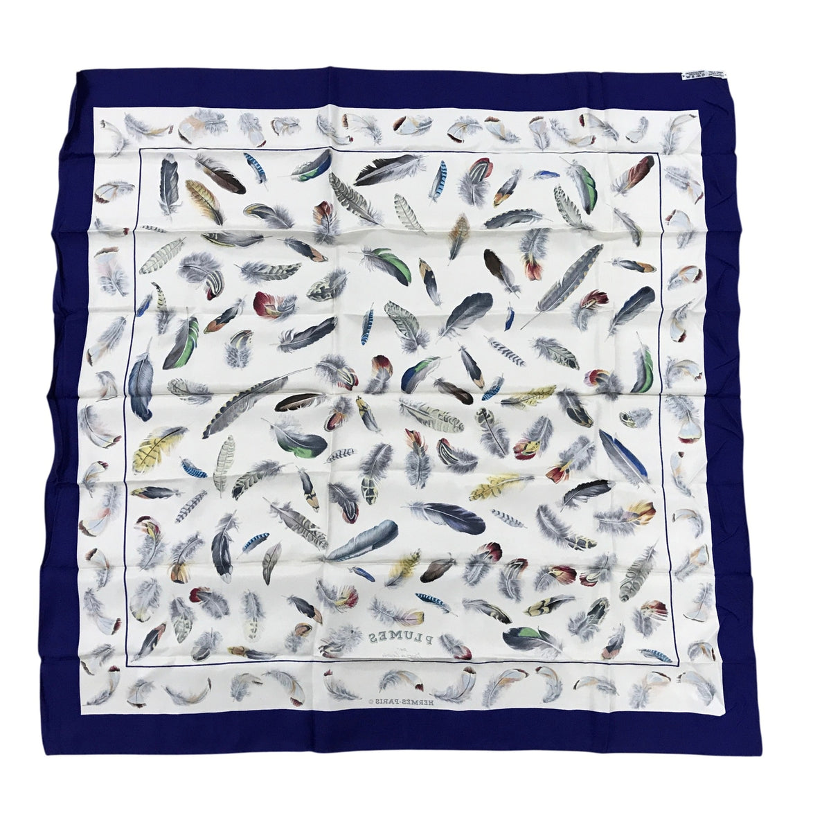 HERMES カレ90 PLUMES 羽根柄