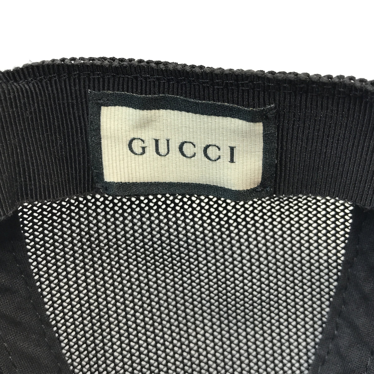 GUCCI GGﾅｲﾛﾝﾍﾞｰｽﾎﾞｰﾙｷｬｯﾌﾟ BLK