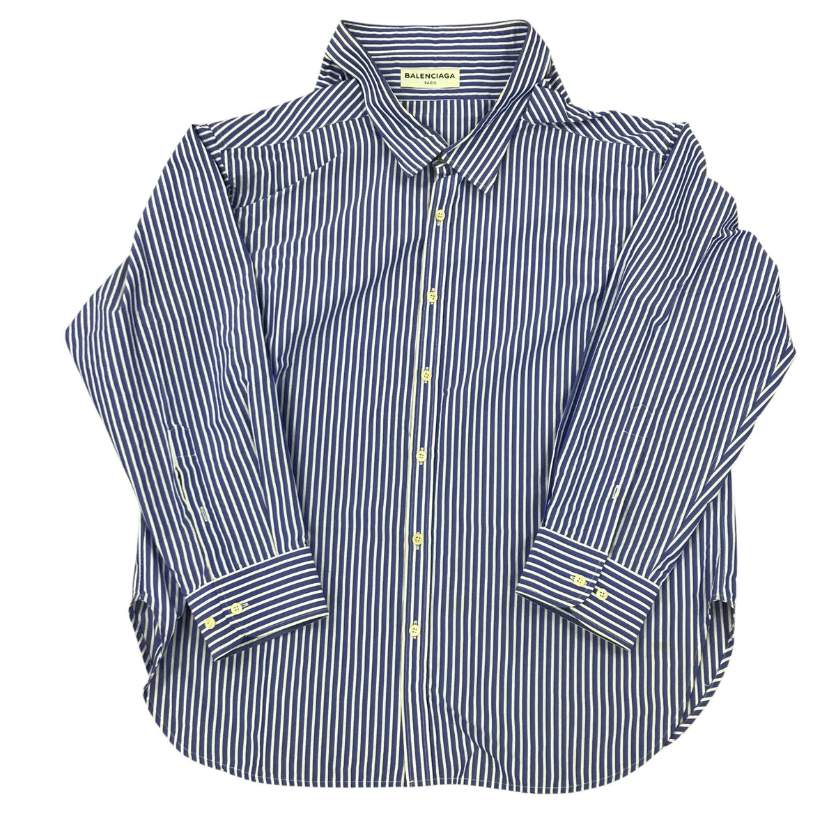 17SS Pinched Collar Striped Shirt SIZE:34
