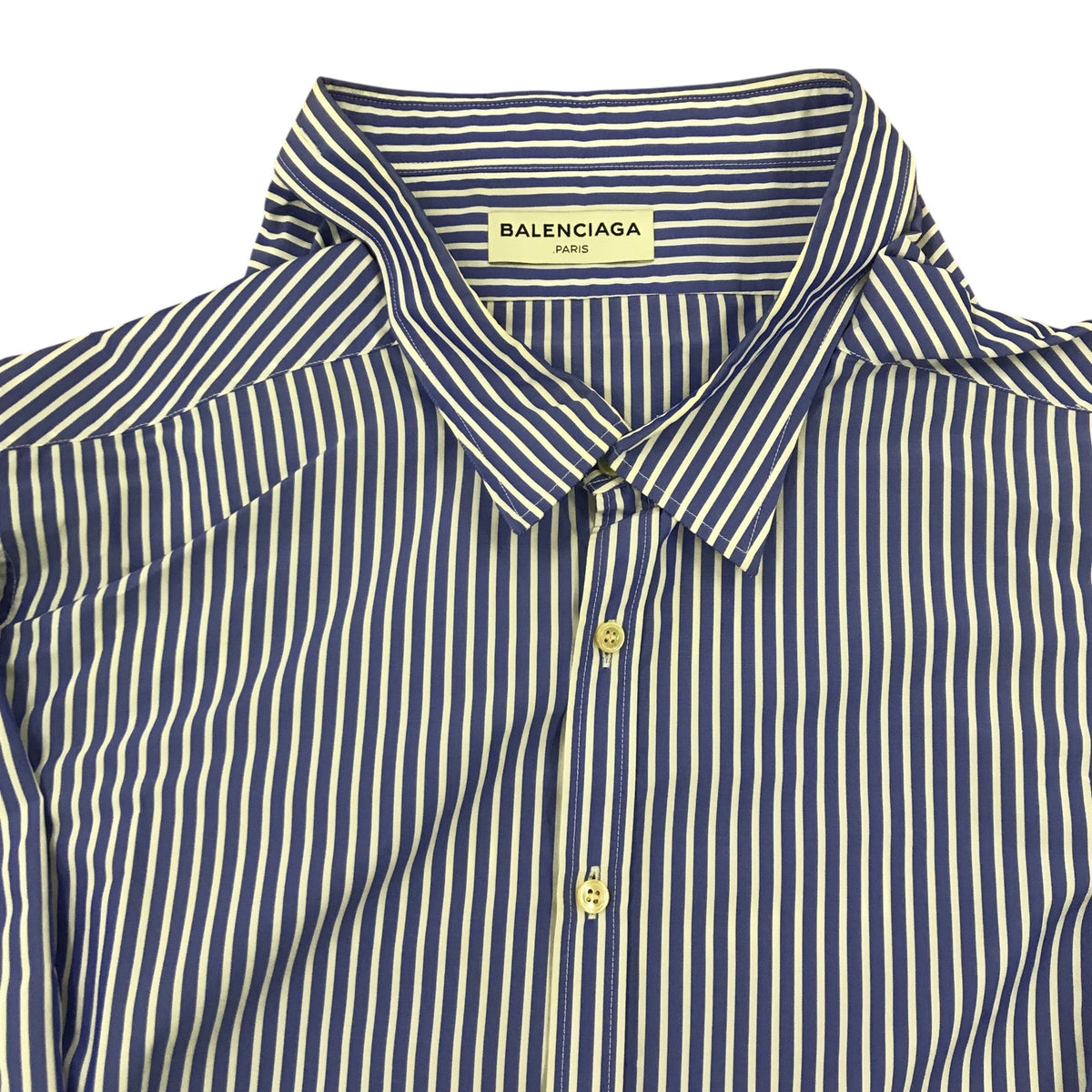 17SS Pinched Collar Striped Shirt SIZE:34