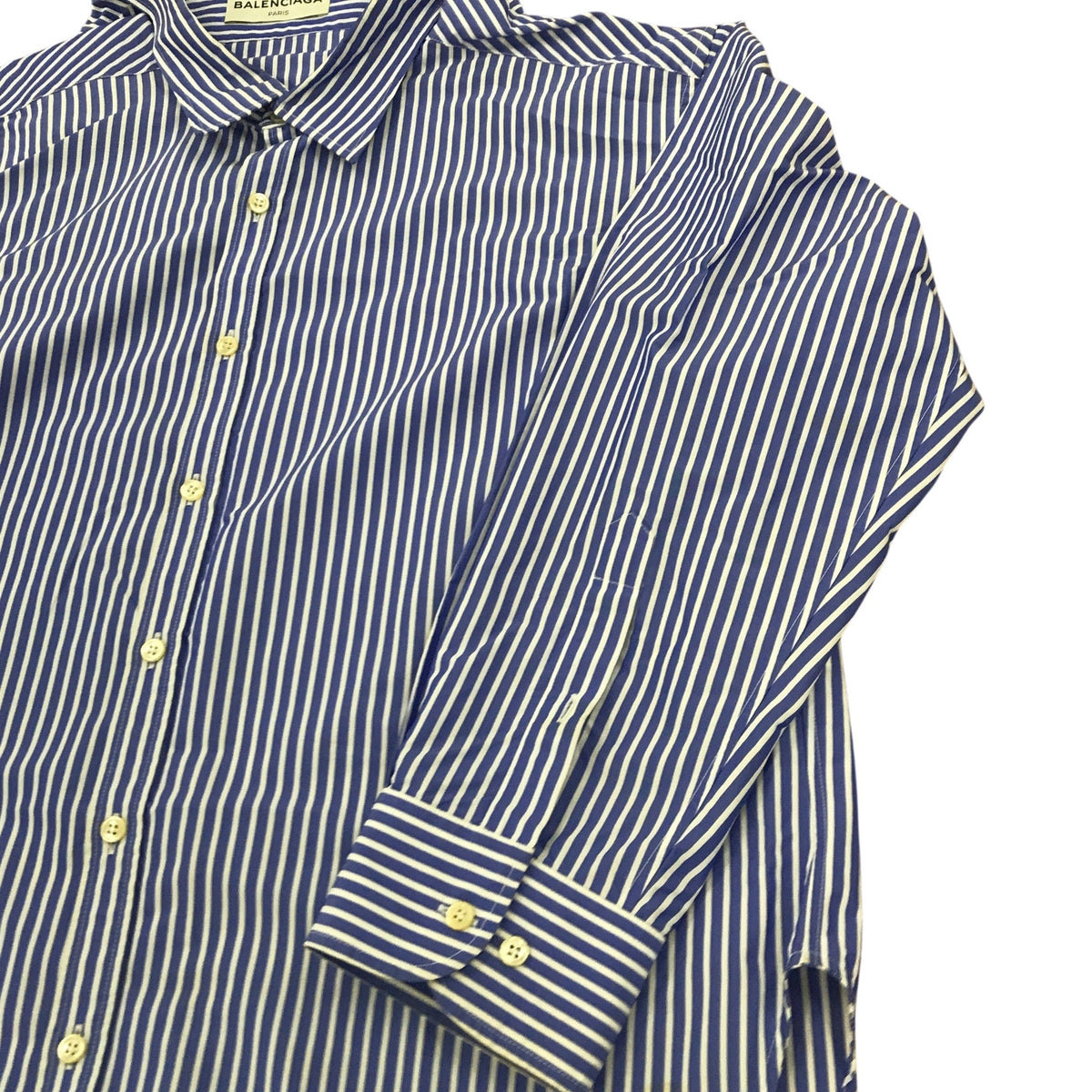 17SS Pinched Collar Striped Shirt SIZE:34