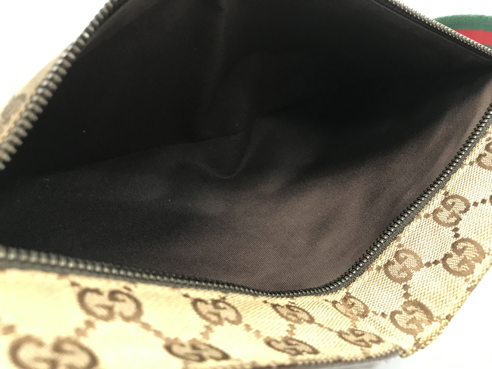 GUCCI GGキャンバスウエストポーチ