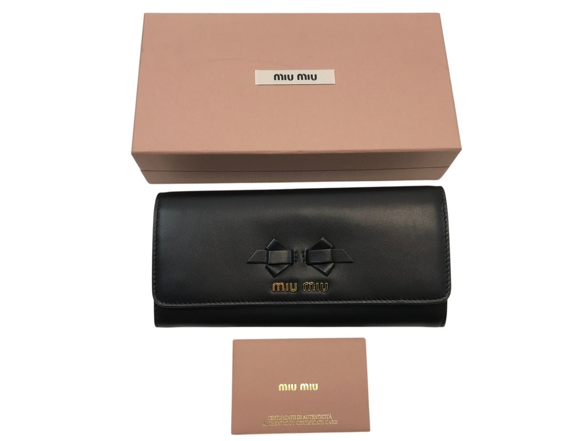 miumiu/二つ折り長財布/5MH109 5MH109