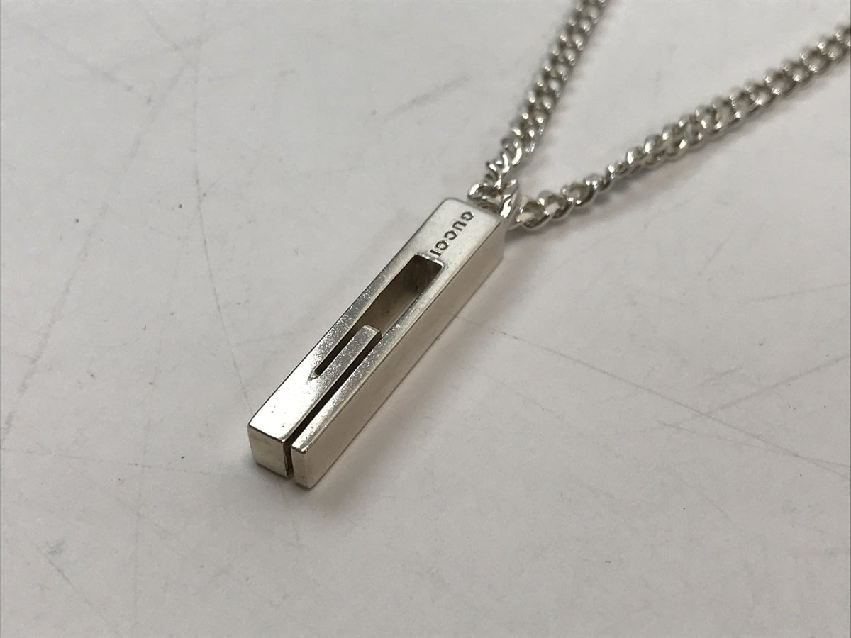 GUCCI/Gロゴ ネックレス/925