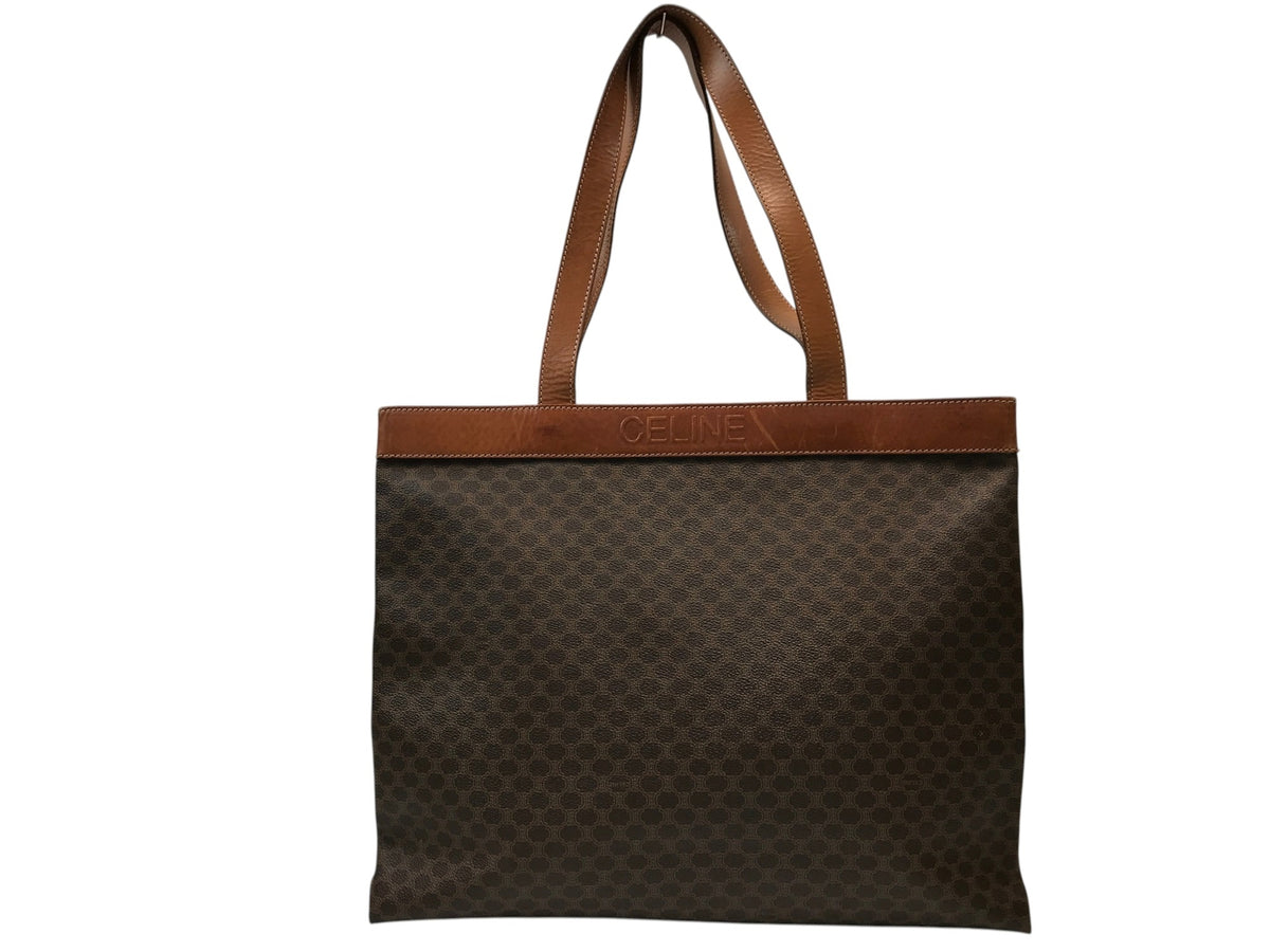 CELINE マカダム　トートバッグ
