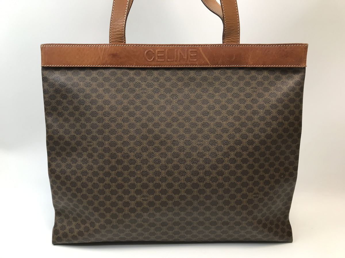 CELINE マカダム　トートバッグ