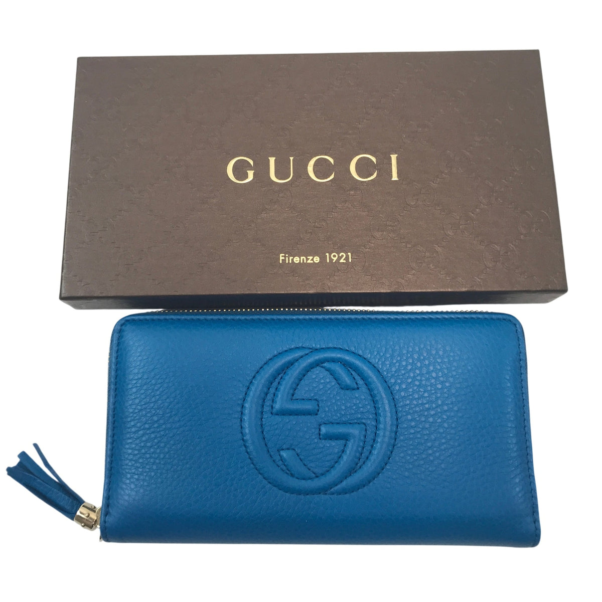 GUCCI/282413/ｿｰﾎｰ/長財布/青