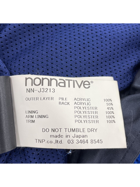 nonnative 17AW EXPLORER JACKET ACRYL HIGH PILE 1 N