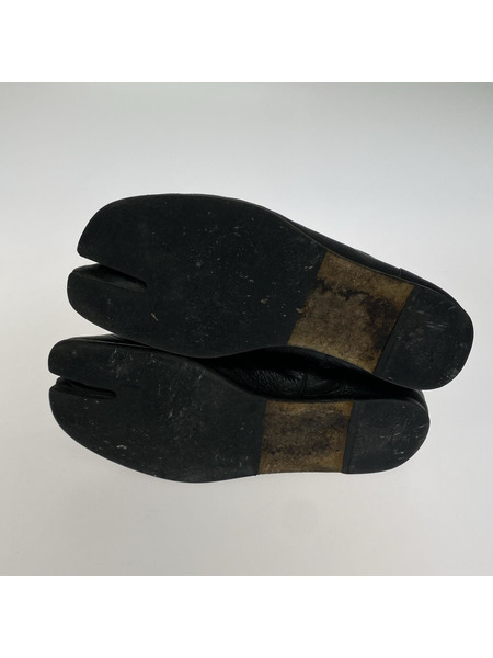 MAISON MARGIELA LEATHER TABI BOOTS 足袋 アンクルブーツ 41 ブラック S57WU0095