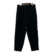 Y's パンツ ウール 2タックパンツ 黒