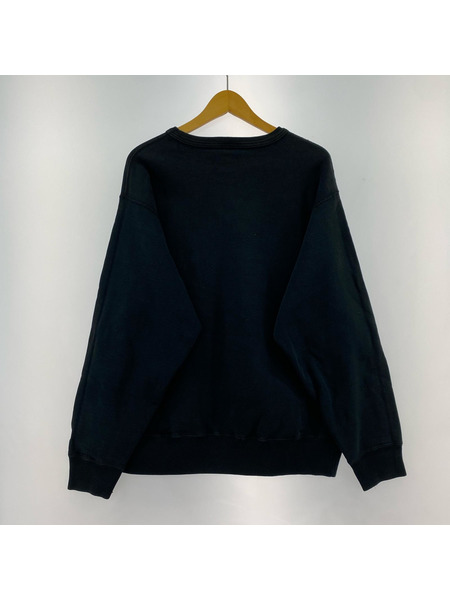 HYSTERIC GLAMOUR  90s プリントスウェット ブラック (F) 2CS-3745