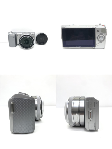 コンパクトデジタルカメラ SONY NEX-5N E 2.8/16レンズ付き モニター少し焼けあり 