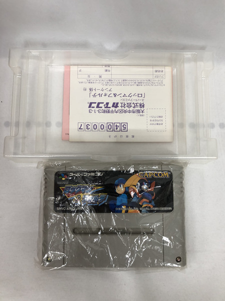 ＳＦ　ロックマン＆フォルテ　※説明書欠品 箱破れ