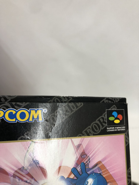 ＳＦ　ロックマン＆フォルテ　※説明書欠品 箱破れ