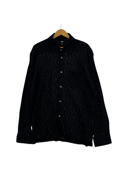 STUSSY LACE LS SHIRT M[値下]