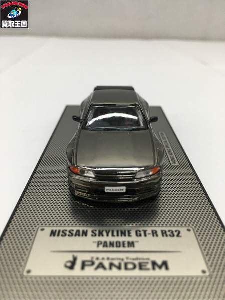 イノモデル　1/64 ニッサン スカイライン GT-R R32 パンデム クロームブラック 香港スペシャル