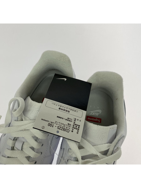 NIKE スニーカー AF1 x Supreme 白 (27cm)