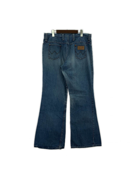 Wrangler 60s-70s頃 品番不明 ライトオンス フレアデニムパンツ 両爪/カムロック