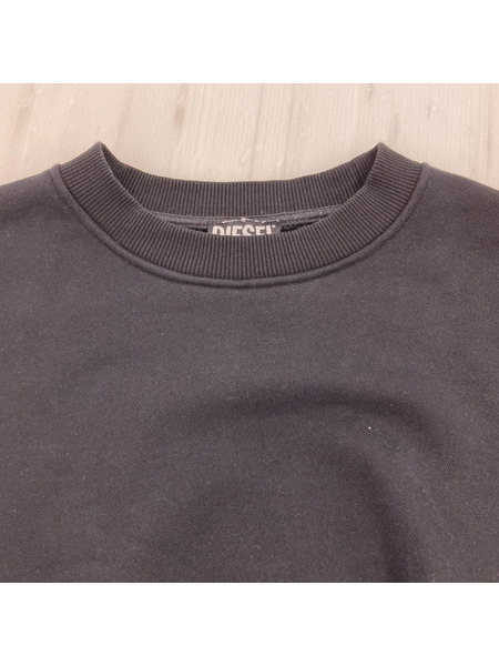 DIESEL L/S スウェット 黒 M