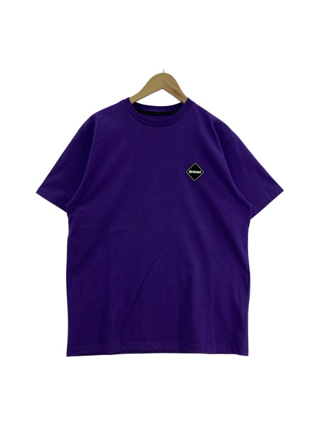 F.C.R.B. 23AW 50 LETTERED EMBLEM TEE PURPLE