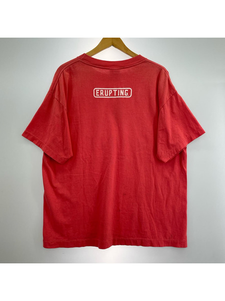 SAINT MICHAEL 半袖Tシャツ・カットソー SS TEE / ERUPTING / PINK RED S