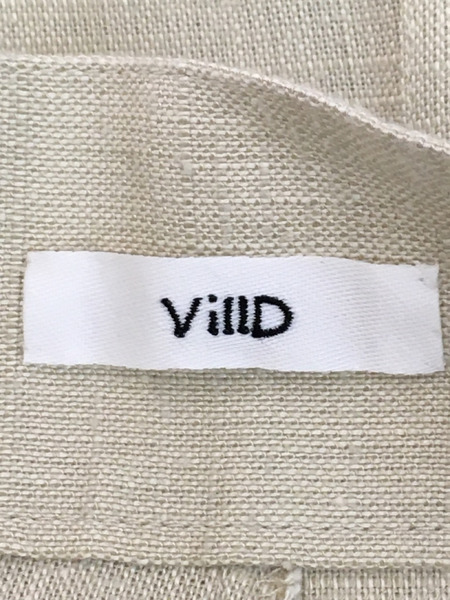 VillD ヴィルド フロントボタン リネンパンツ 38[値下]｜商品番号