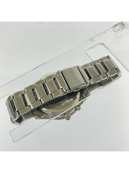 CITIZEN メンズ時計 エコドライブ 電波ソーラー H415 黒文字盤[値下]