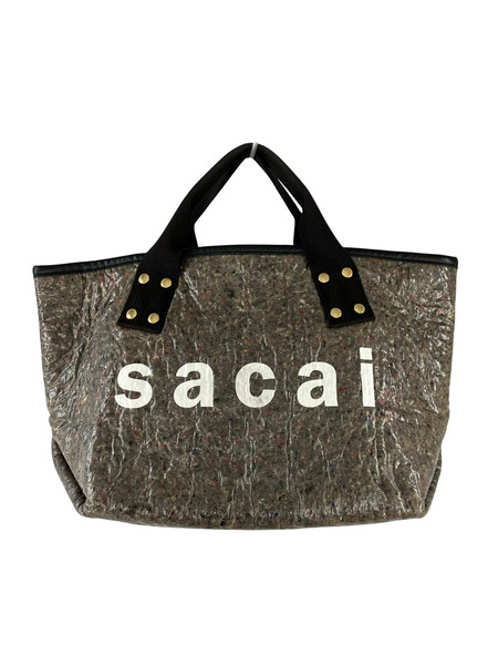 Sacai トートバッグ サウンドプルーフトートバッグ GRY