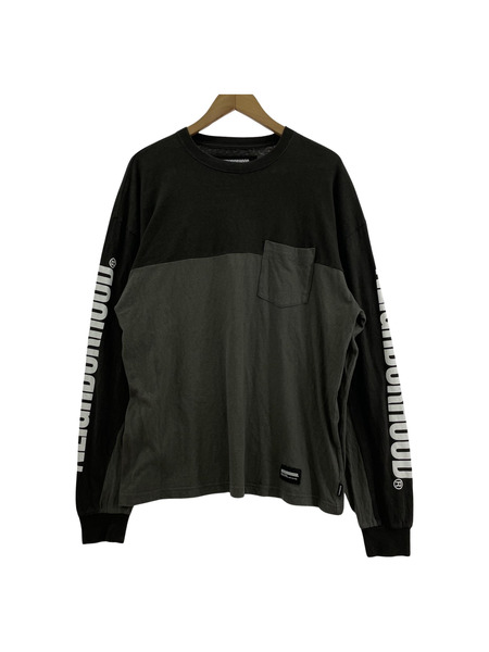 NEIGHBORHOOD L/S TEE カーキ (M)[値下]