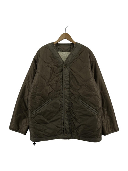 ALPHA INDUSTRIES×ZUCCA ボアキルトブルゾン BEG (F)