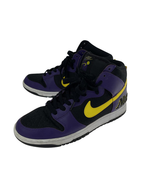 NIKE Dunk High EMB Lakers(27.0)