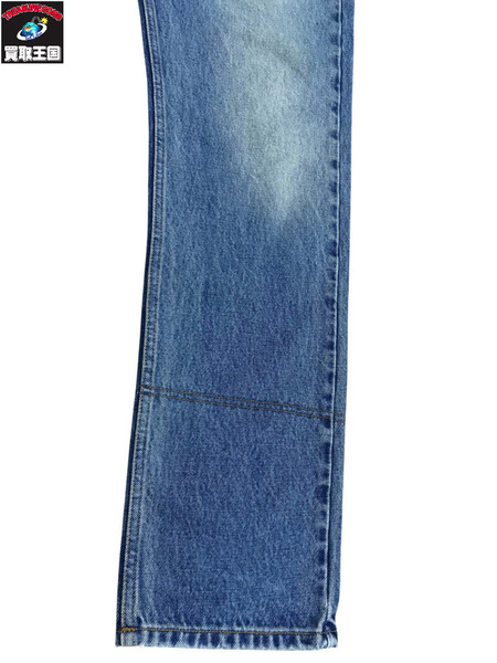 LOEWE H2292341IB ステッチデザイン ウォッシュ デニムパンツ サイズ48 ロエベ ジーンズ 